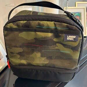 Lands' End Kids' Camouflage Lunch Bag